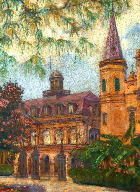 Old Cabildo and Gateway to Jackson Square, William Woodward